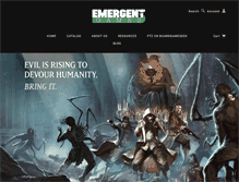 Tablet Screenshot of emergent-games.com